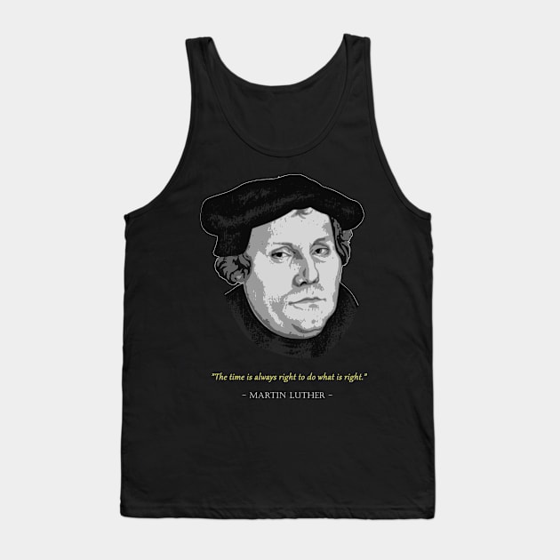 Martin Luther Quote Tank Top by Nerd_art